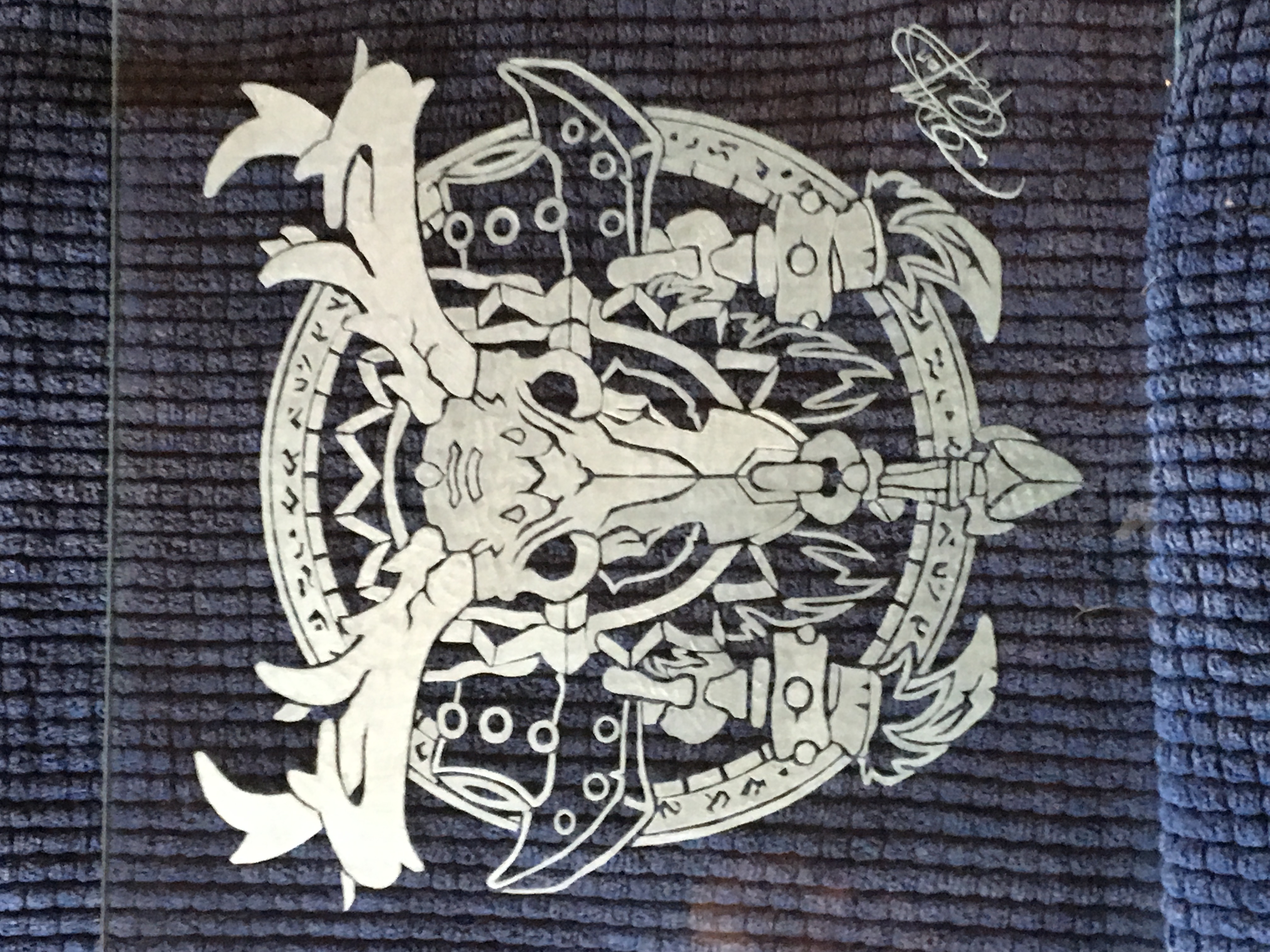 Hand Etched Hunter Logo 2017